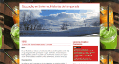 Desktop Screenshot of gazpachoeninvierno.com