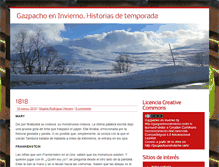 Tablet Screenshot of gazpachoeninvierno.com